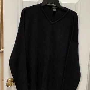 Vneck black sweater, pet & smoke free home